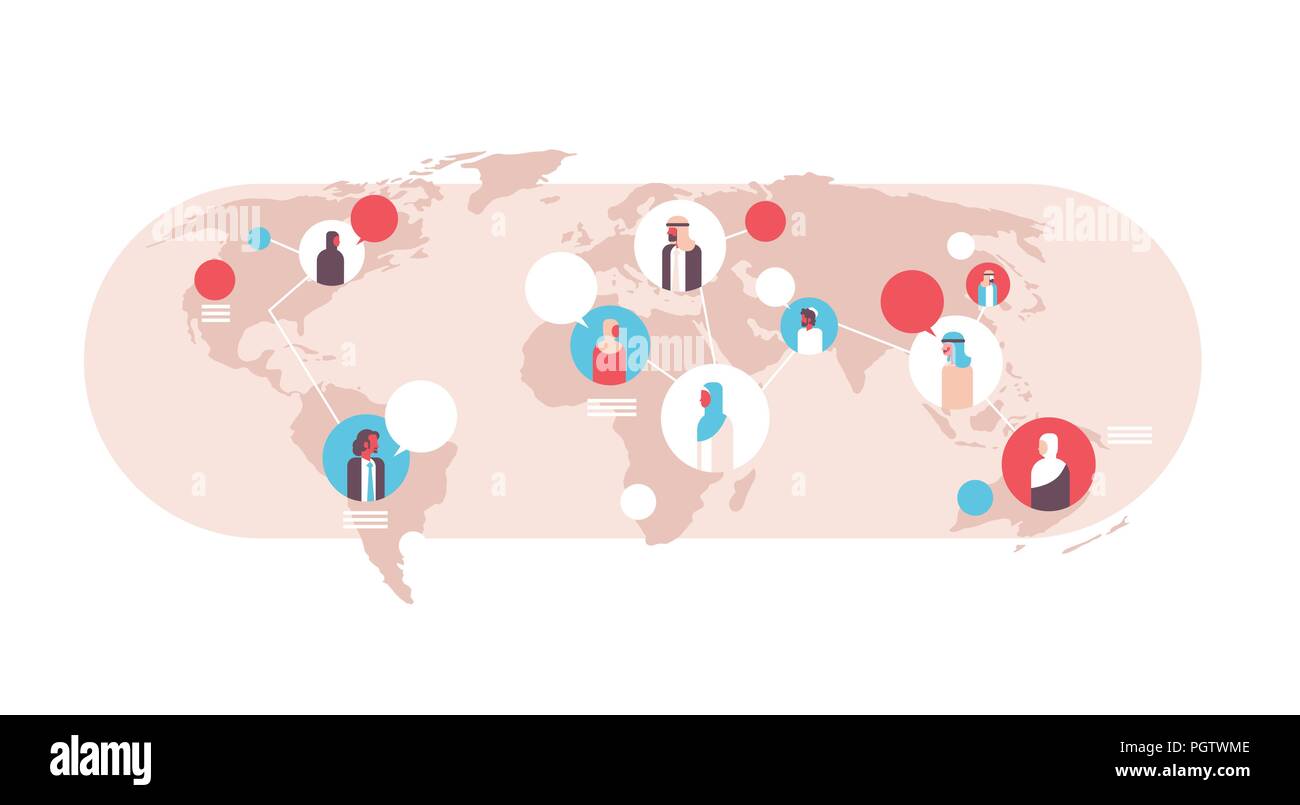 Les Gens D Arabie Sur La Carte Du Monde Des Bulles De Chat Arabe De La Communication Concept Connexion Collegues Arabes Avatar Homme Femme Fait Face Plate Horizontale Image Vectorielle Stock Alamy Les Gens D Arabie Sur La Carte Du Monde Des Bulles De Chat Arabe De La Communication Concept Connexion Collegues Arabes Avatar Homme Femme Fait Face Plate Horizontale Image Vectorielle Stock Alamy