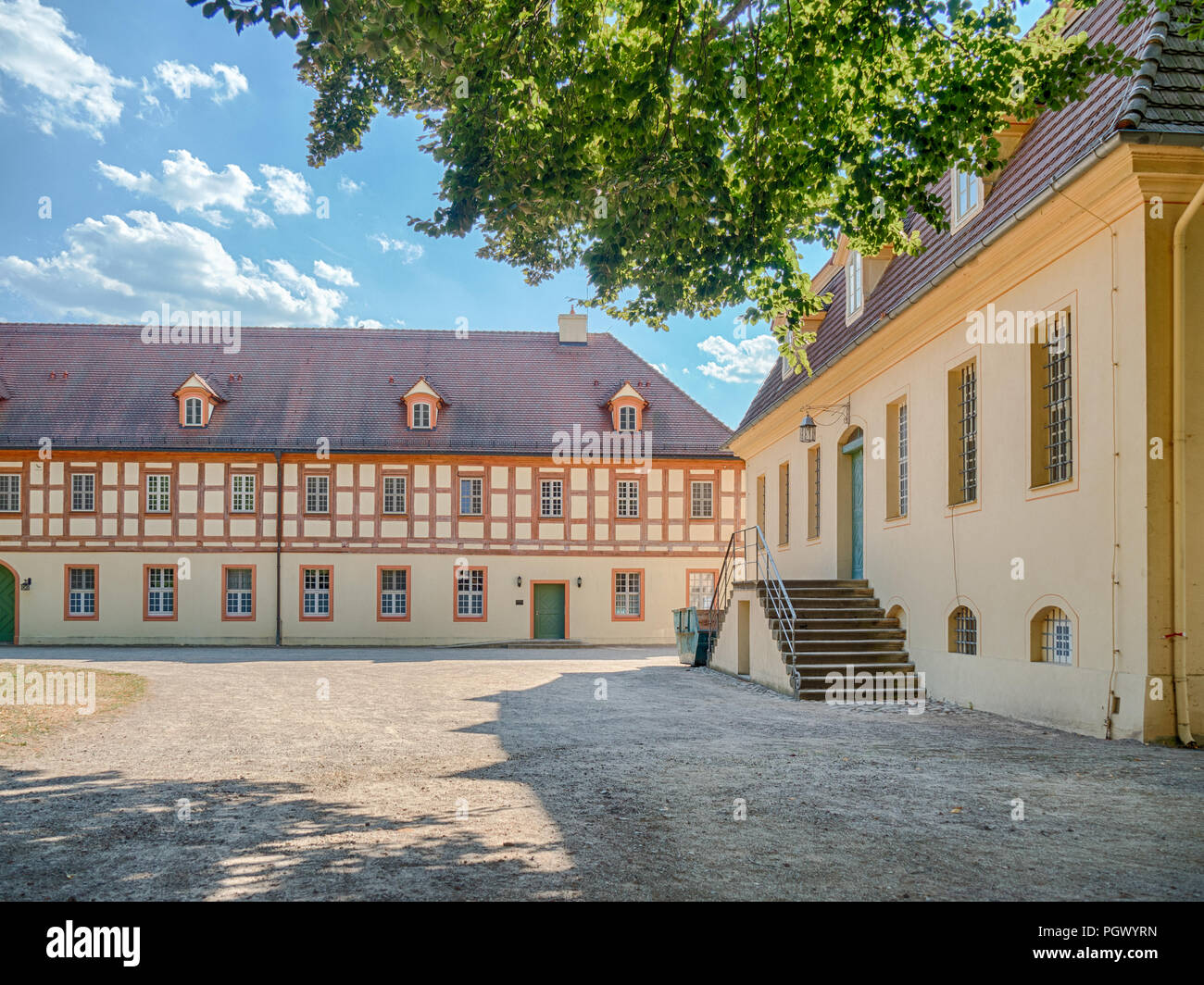 Le château Schloss Lübbenau/Spreewald, Allemagne, Banque D'Images
