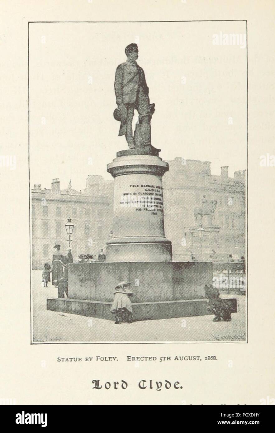 Libre à partir de la page 176 de "George Square, Glasgow ; et la vie de ceux que ses statues commémorent, etc' . Banque D'Images