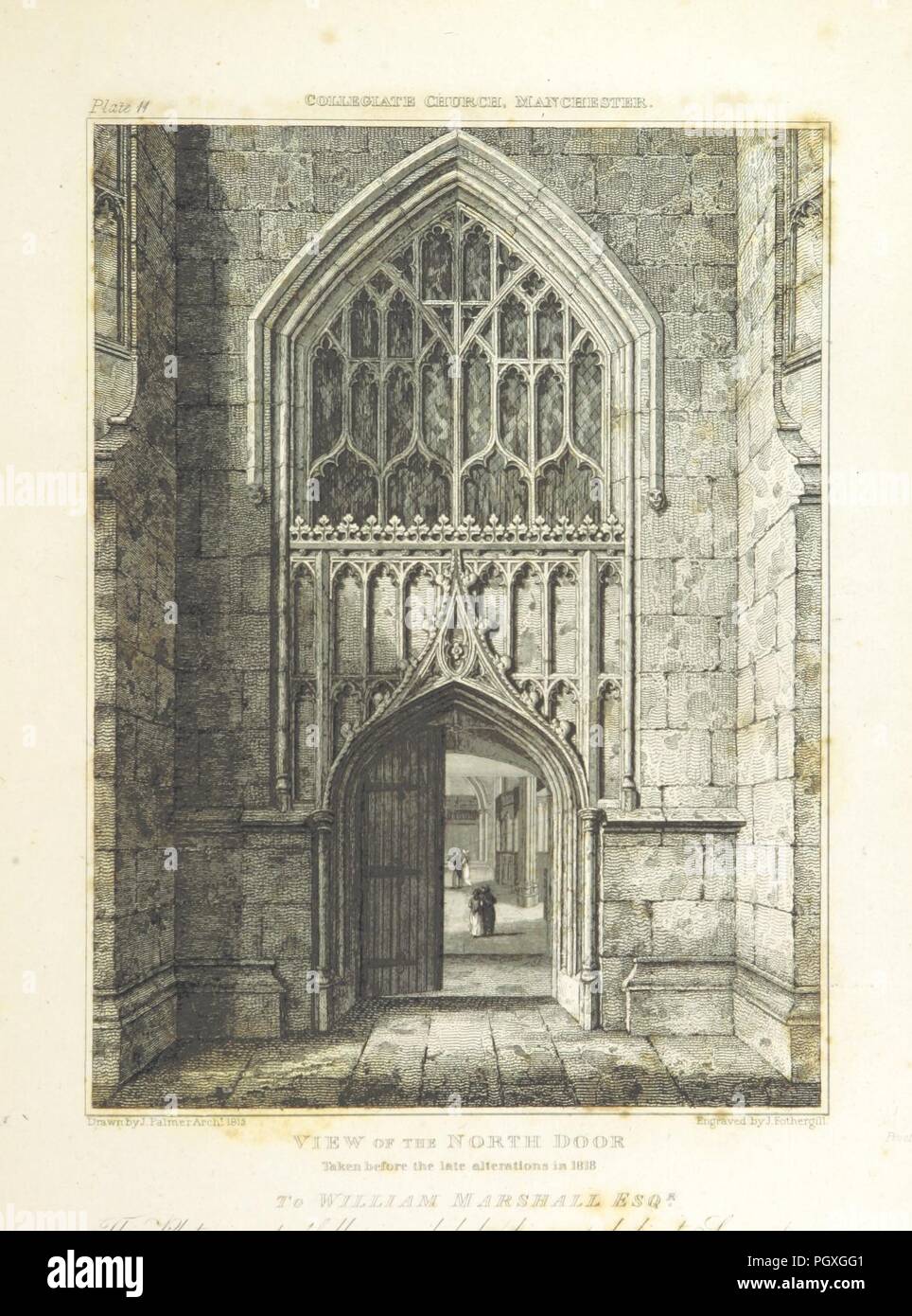 Libre à partir de la page 235 de "Histoire de la Fondations dans Manchester du Christ's College [compilé à partir de matériaux par W. P. Greswell, et d'autres par S. Hibbert] ; Chetham's Hospital (et d'une bibliothèque, avec un compte de la 0089. Banque D'Images