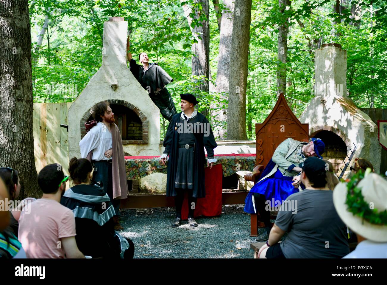 Le Maryland Renaissance festival, MD, USA Banque D'Images