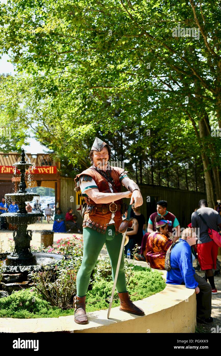 Le Maryland Renaissance festival, MD, USA Banque D'Images