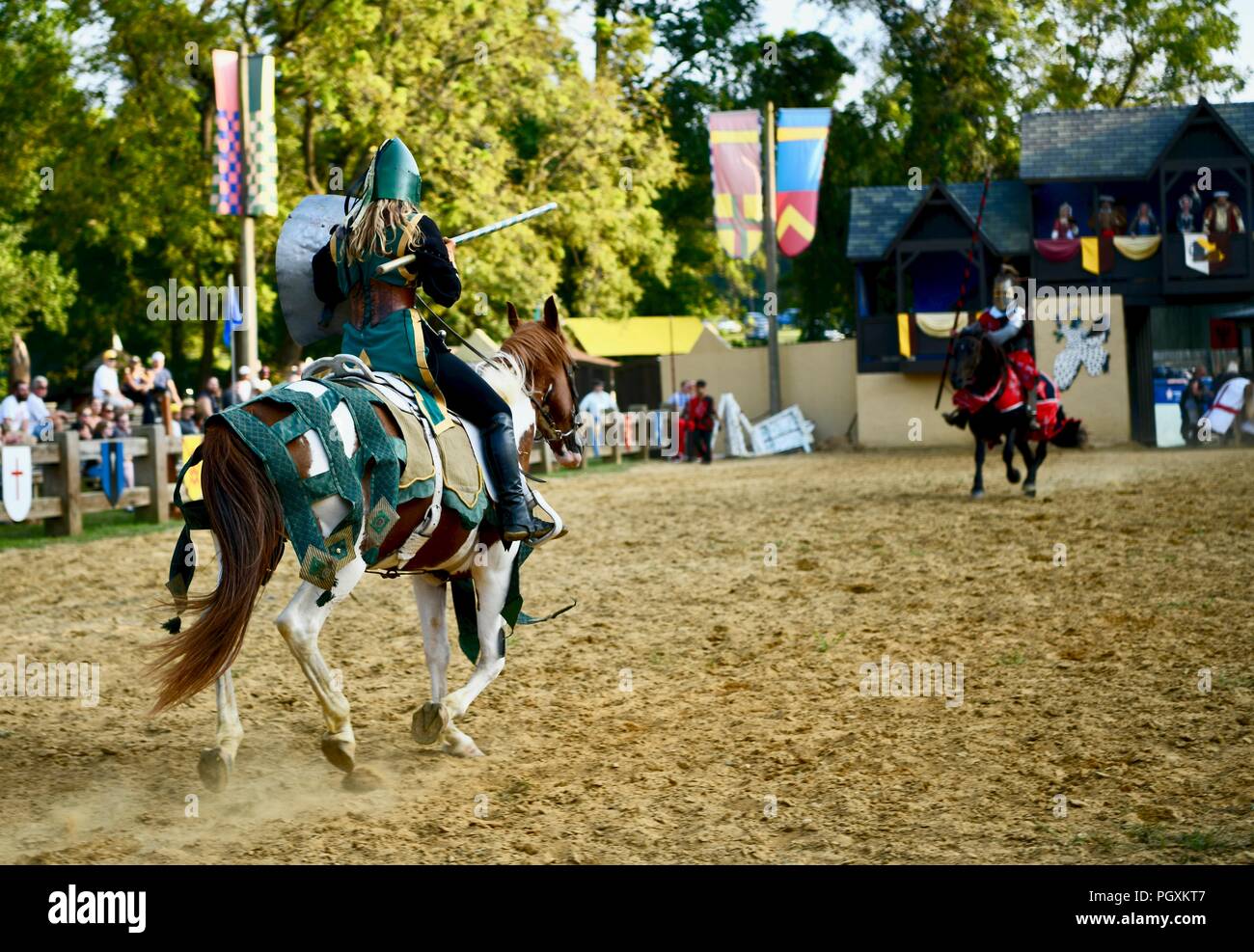 Le Festival de la Renaissance à la joute du Maryland, USA, 2018 Banque D'Images