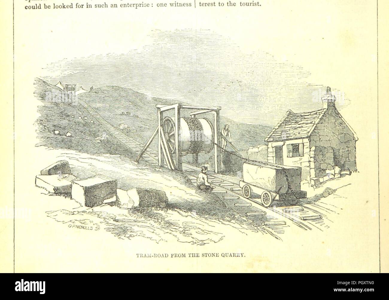 Libre à partir de la page 512 de "La terre nous vivons dans une représentation graphique, historique, littéraire et sketch-book des îles Britanniques ... Abondamment illustré, etc. [avec des contributions de Charles Knight, James Thorne, George Dodd, Andrew W0058. Banque D'Images