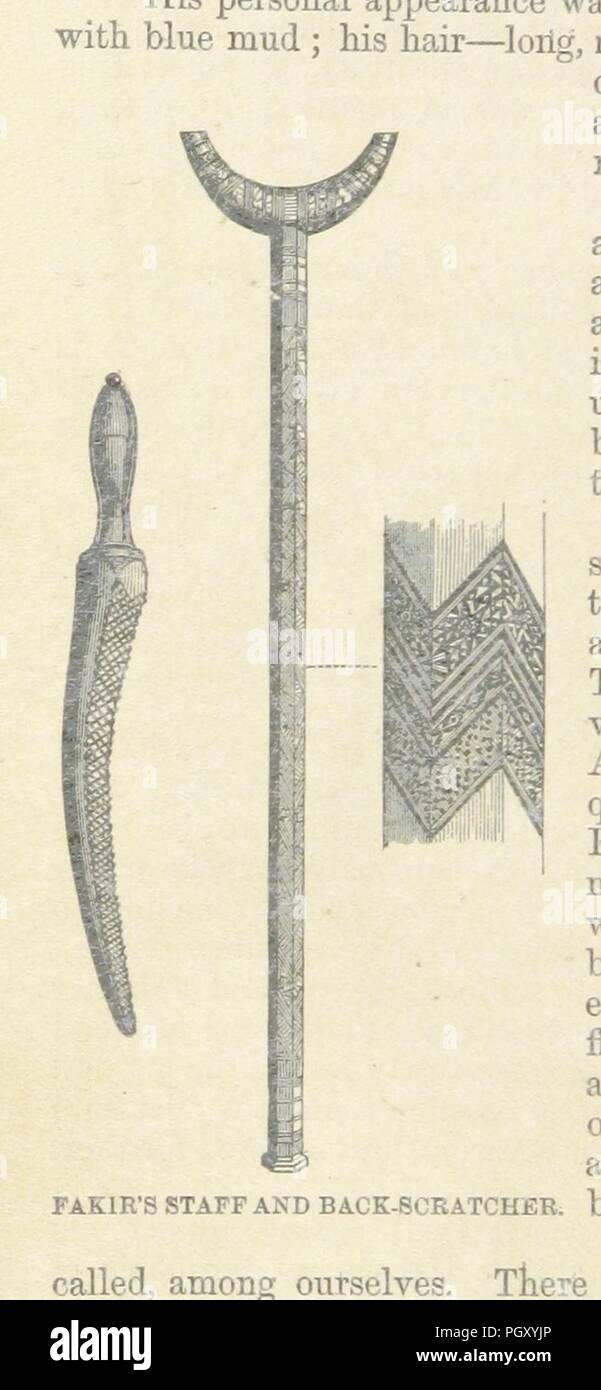 Libre à partir de la page 862 de "l'histoire naturelle de l'homme ; être un compte des moeurs et coutumes de la courses des hommes non civilisés ... Avec de nouveaux modèles par mine, Danby, Loup, Zwecker, etc., etc. gravé par les Frères Dalziel0068. Banque D'Images