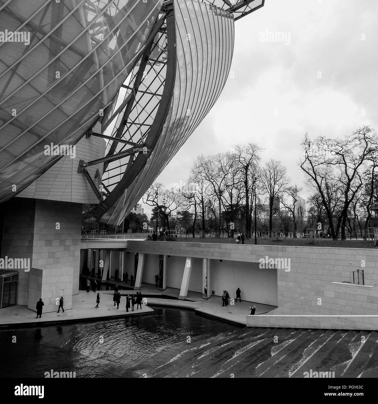 Fondation Louis Vuitton, Paris, France Banque D'Images