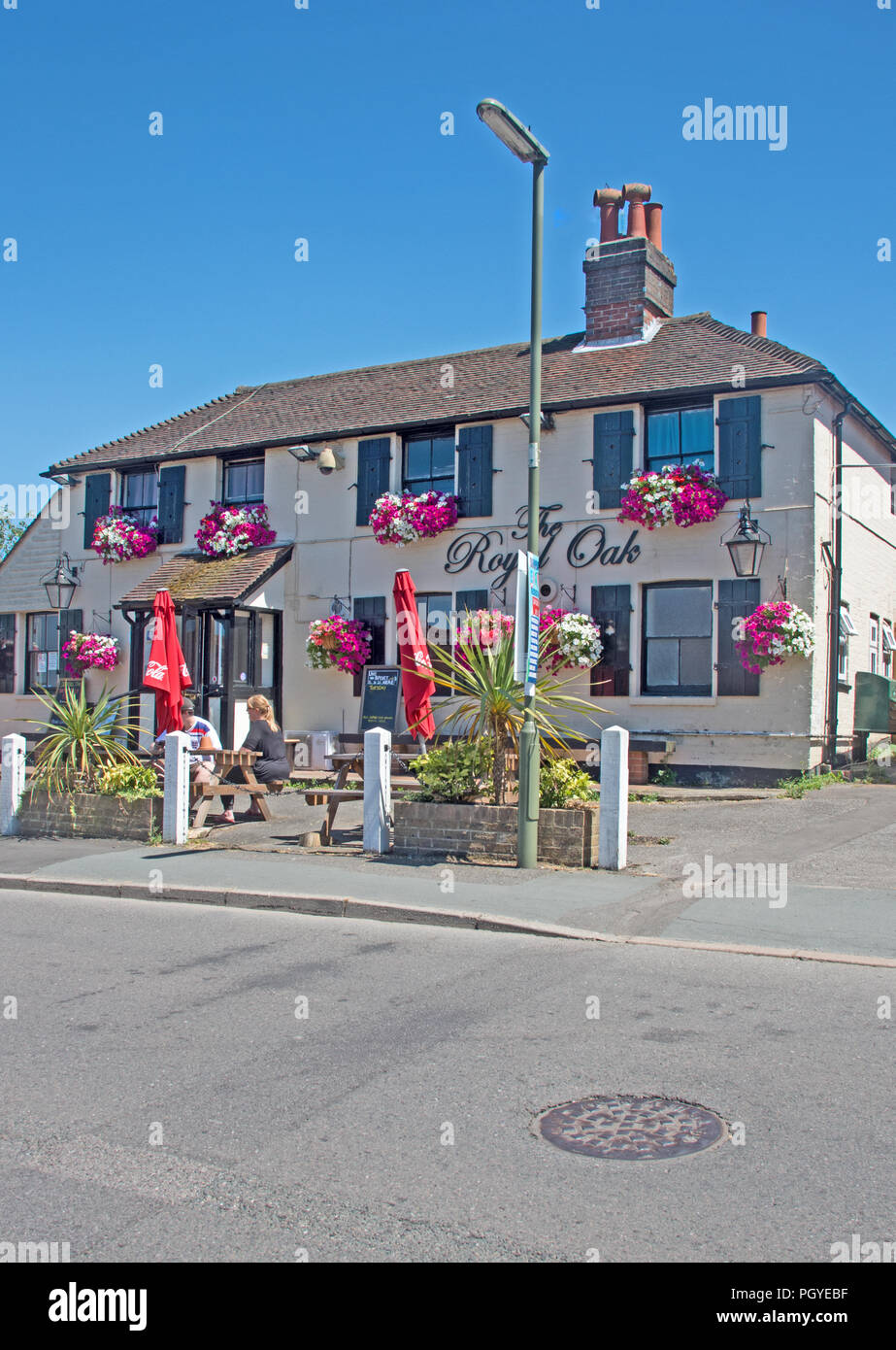 Surrey Dormansland Pub Royal Oak Banque D'Images