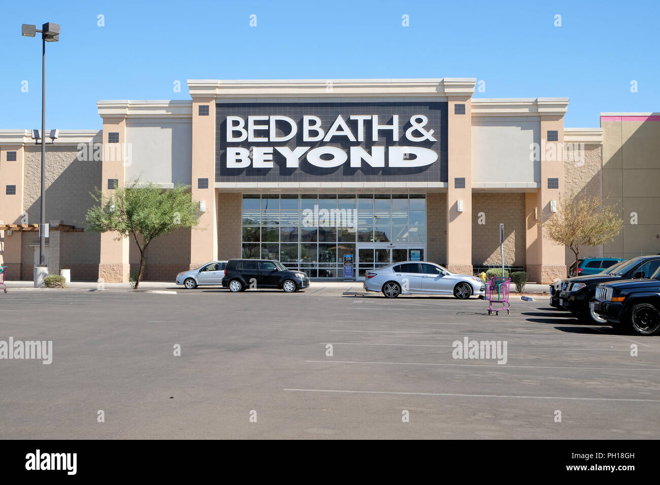 Bed Bath & Beyond storefront. Banque D'Images