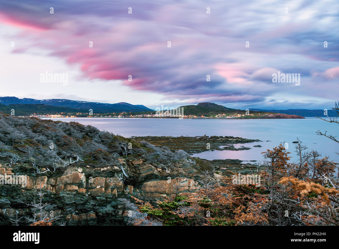 Le parc national du Gros-Morne à Terre-Neuve. St John's, Terre-Neuve et Labrador, Canada. Banque D'Images