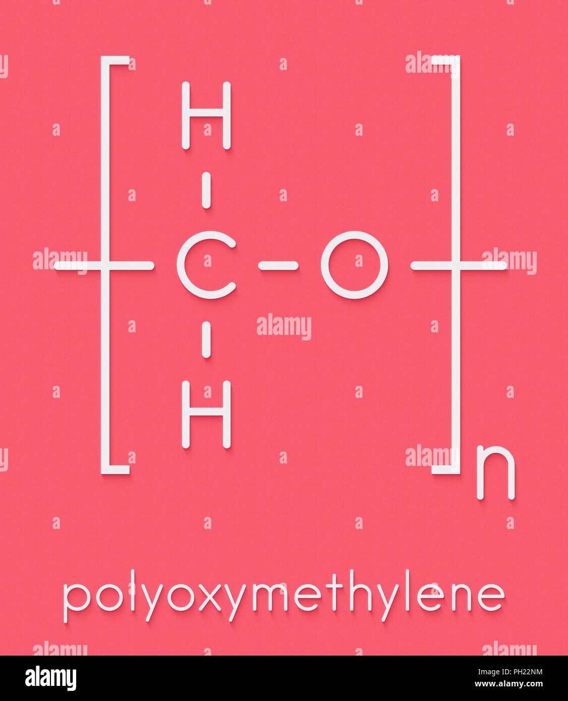 Polyoxyméthylène (POM, acétal, polyformaldehyde) polymère plastique