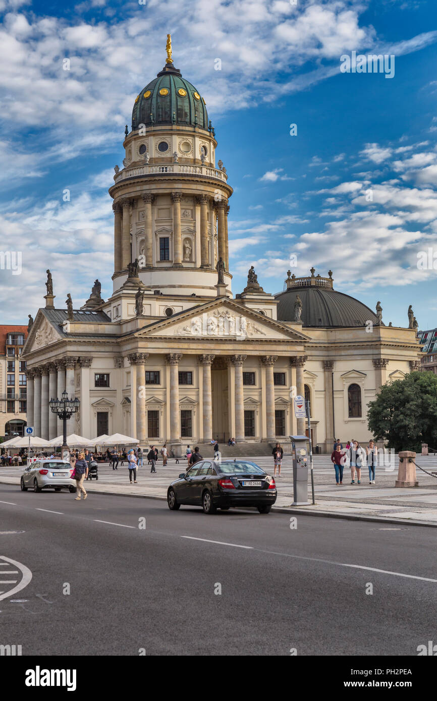 Neue Kirche, nouvelle église, Deutscher Dom, l'Église allemande, Gendarmenmarkt, Berlin, Allemagne Banque D'Images
