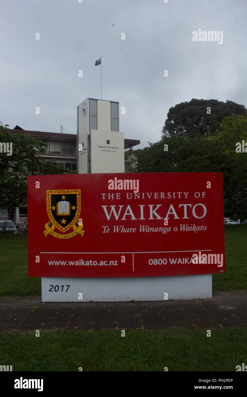 Campus de l'Université de Waikato sur l'image à Hamilton, Nouvelle-Zélande, Novembre, 2017. () Banque D'Images