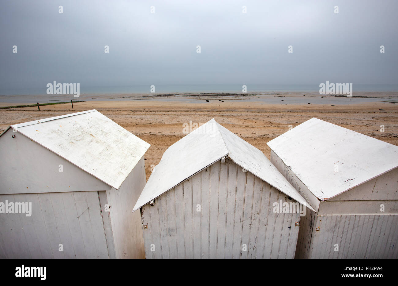 Juno Beach, Courseulles-sur-Mer, Normandie, France Banque D'Images