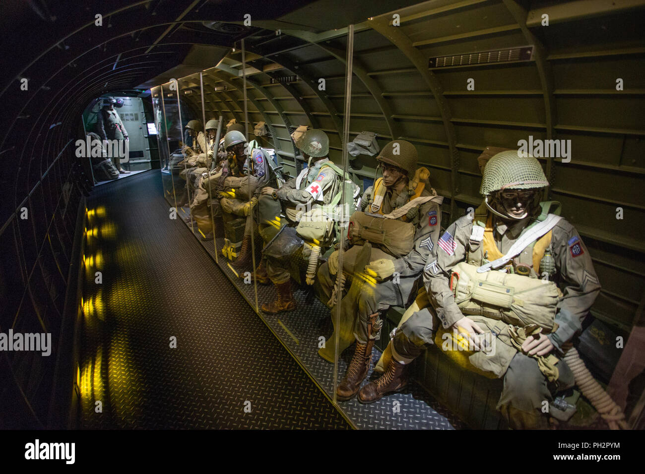 Musée Airborne, SainteMèreÉglise, Normandie, France Photo Stock Alamy