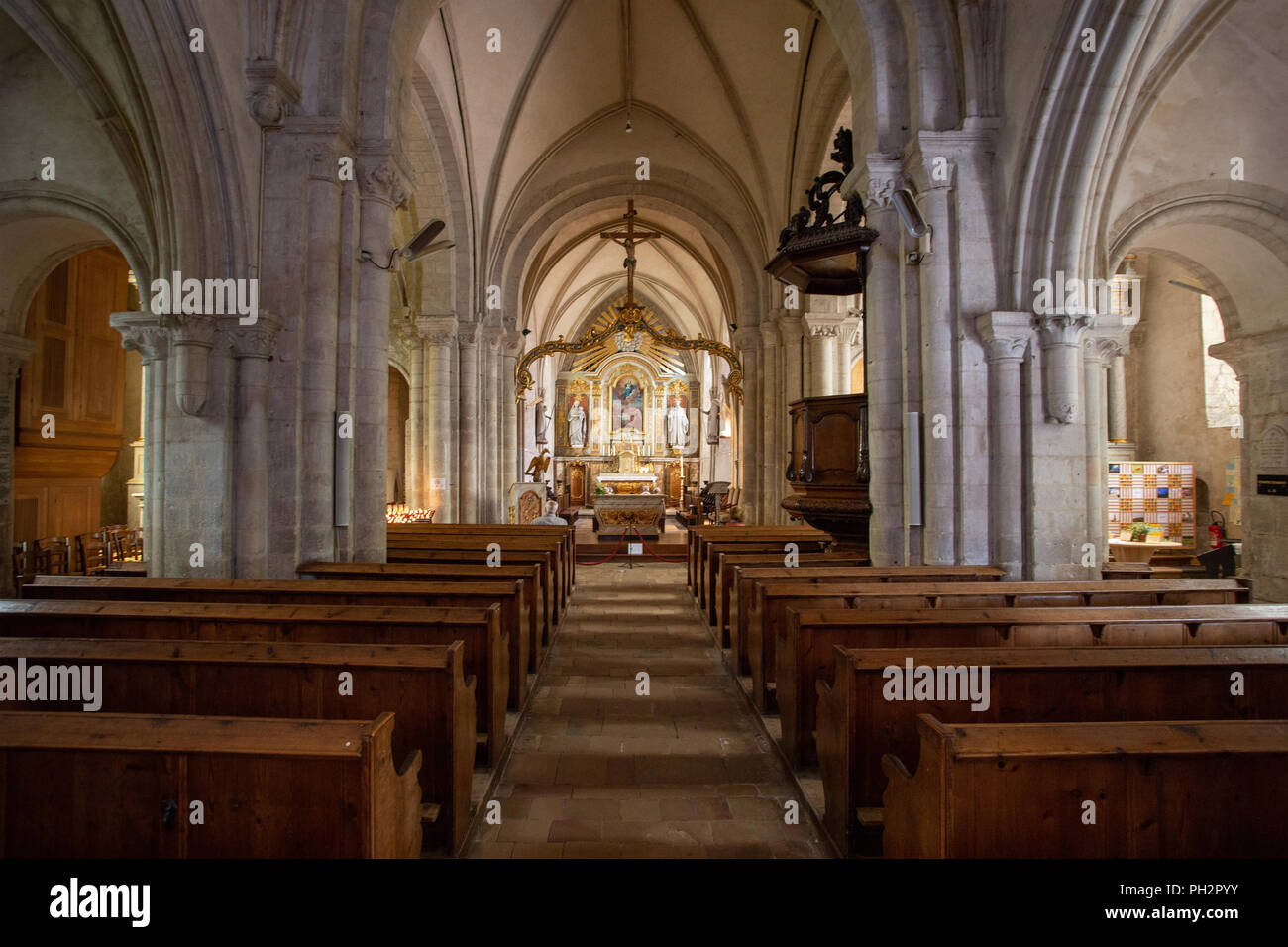 Sainte-Mère-Église, Normandie, France Banque D'Images