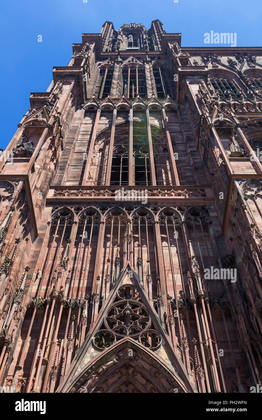 Cathédrale, Strasbourg, Alsace, France Banque D'Images