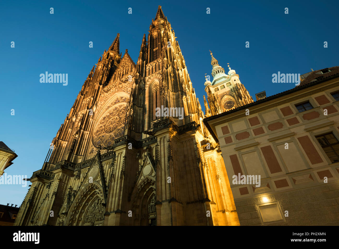 Hradcany, le château de Prague, Prague, République tchèque. Banque D'Images