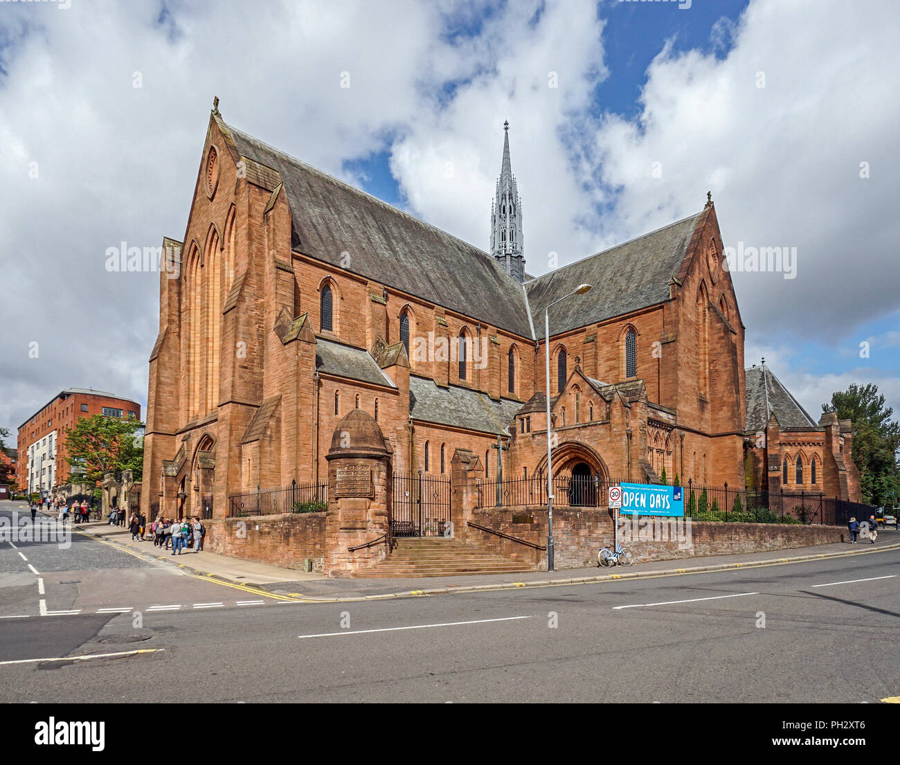 Université de Strathclyde baronnie située sur l'ancienne église paroissiale du Barony Castle Street Glasgow Scotland UK Banque D'Images
