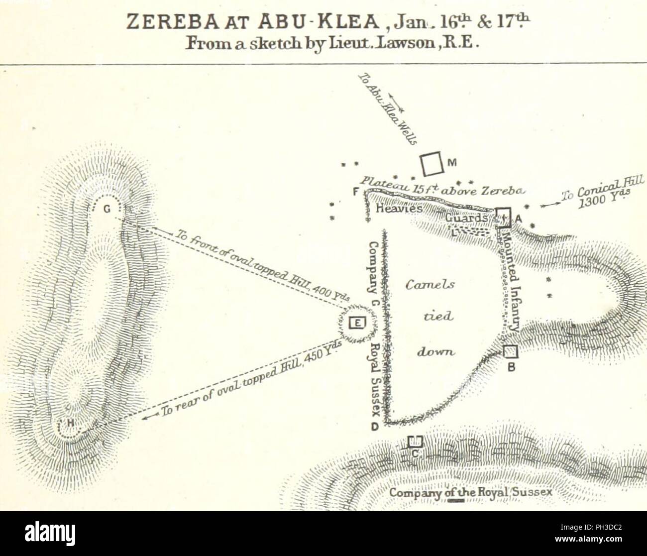 Libre à partir de la page 245 de "trop tard pour Gordon et Khartoum le témoignage d'un témoin oculaire . des efforts pour leur sauvetage . . Avec des lettres inédites . de feu le général Gordon' . Banque D'Images