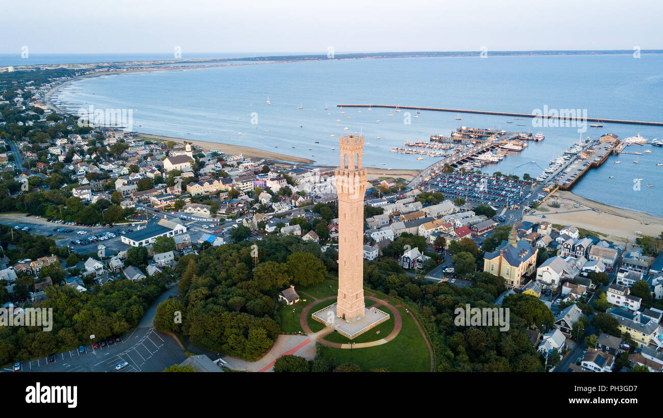 Pilgrim Monument, Provincetown, MA, États-Unis Banque D'Images