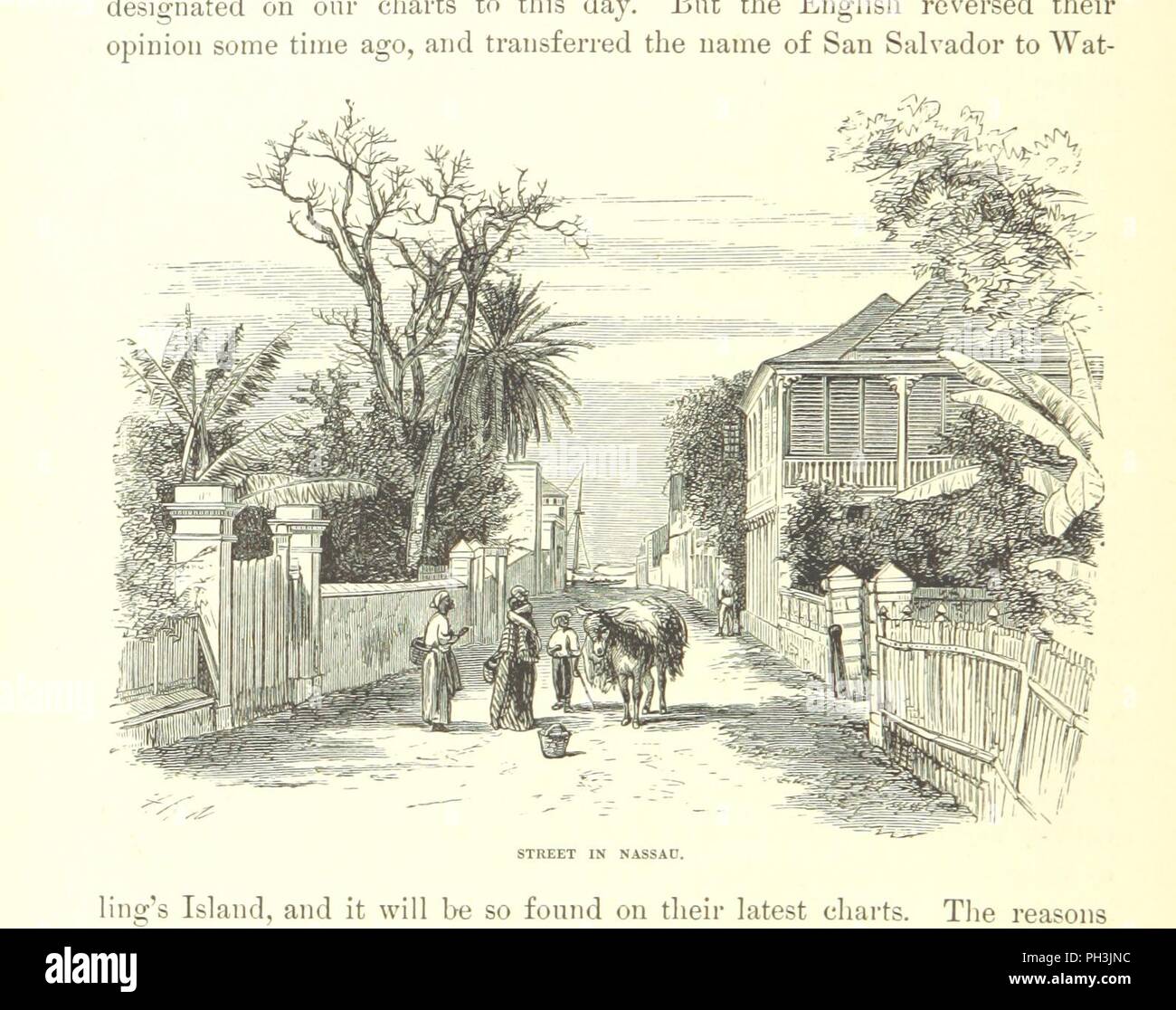 Libre à partir de la page 38 de "des îles de l'Atlantique que les centres de villégiature de la santé et le plaisir . L'Illustre' . Banque D'Images