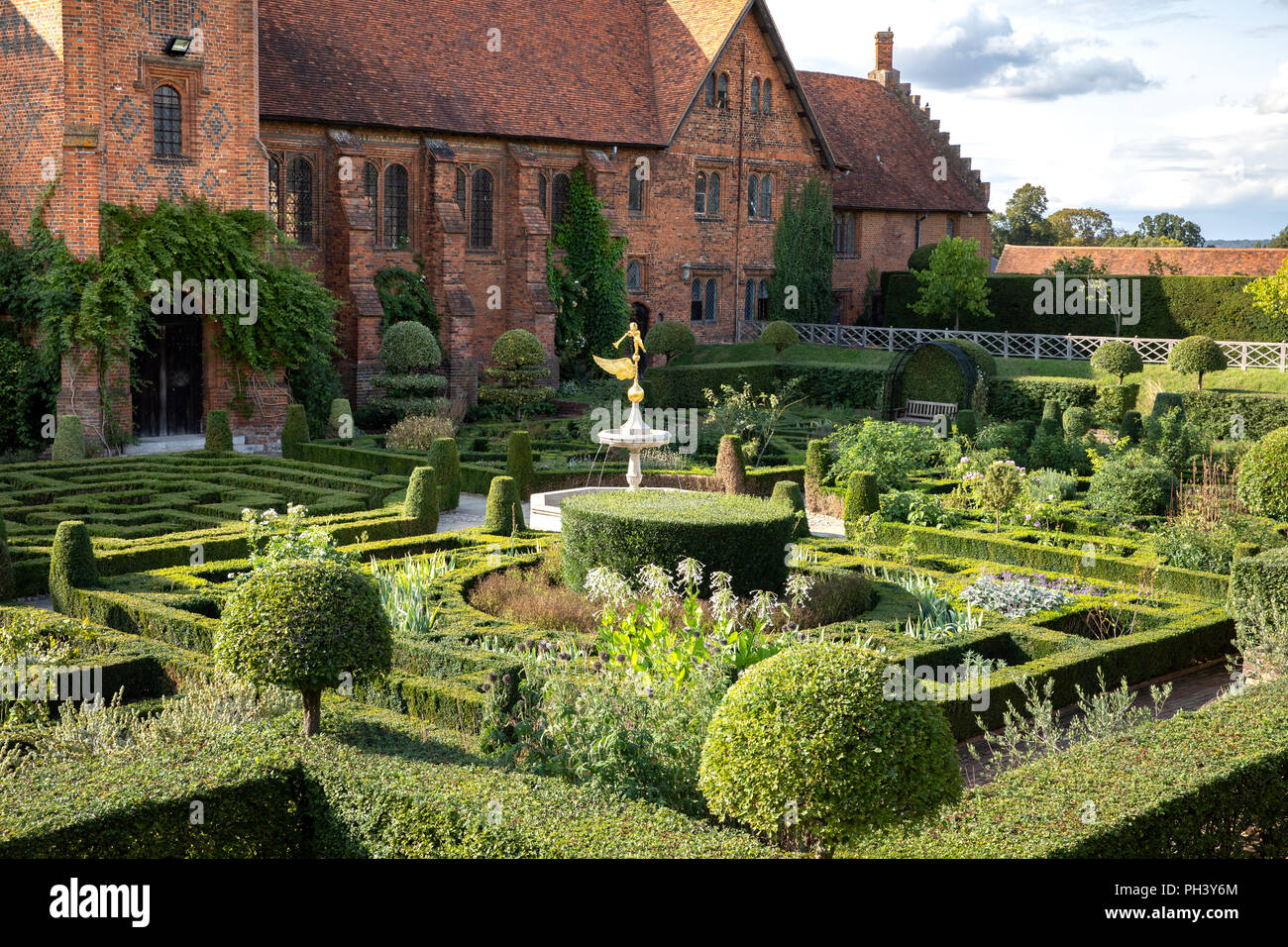 Hatfield House, dans la région de Hatfield, Hertfordshire, Angleterre. UK Banque D'Images