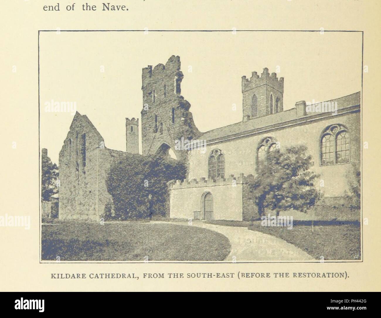 Libre à partir de la page 40 de "La Cathédrale Églises d'Irlande, étant des notes, plus particulièrement sur les plus petites et moins connues de ces églises, etc' . Banque D'Images