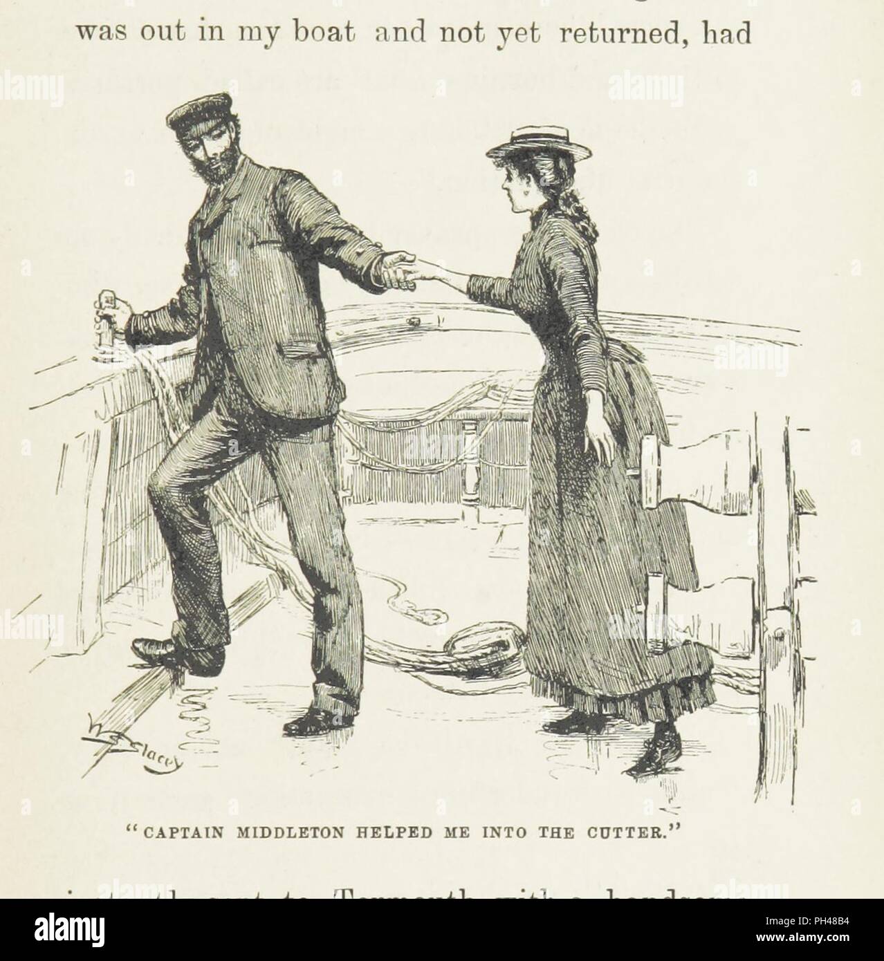 Libre à partir de la page 61 de 'Miss Parson's Adventure, par W. Clark Russell, et d'autres histoires par d'autres écrivains. . Avec des illustrations . Banque D'Images