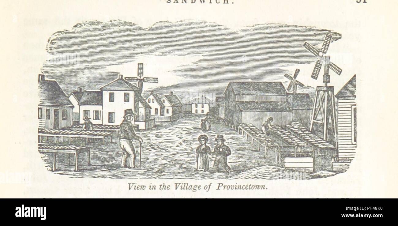 Droit de la page 63 de "Collections Historiques . relatives à l'histoire et des antiquités de chaque ville dans le Massachusetts, avec descriptions géographiques. [Avec illustrations.]' . Banque D'Images