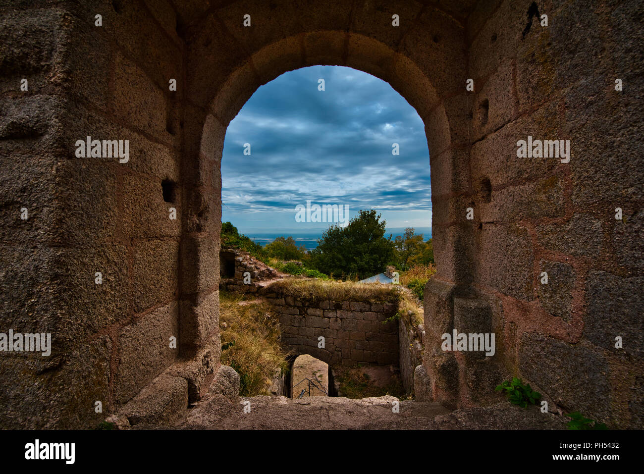 Bernstein Château Alsace France Banque D'Images