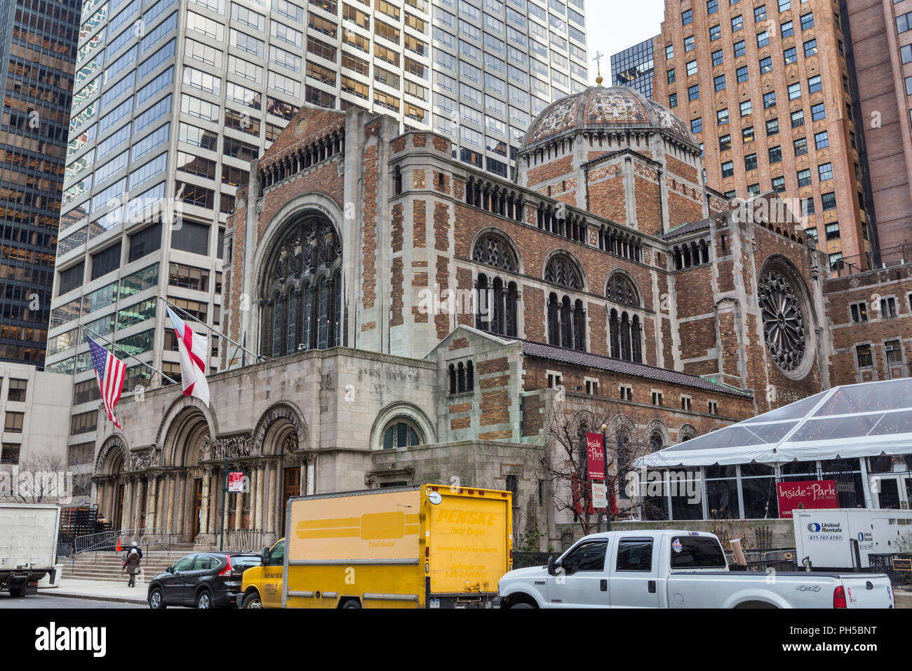 L'église Saint-Barthélemy (1903), Manhattan, New York City, USA Banque D'Images