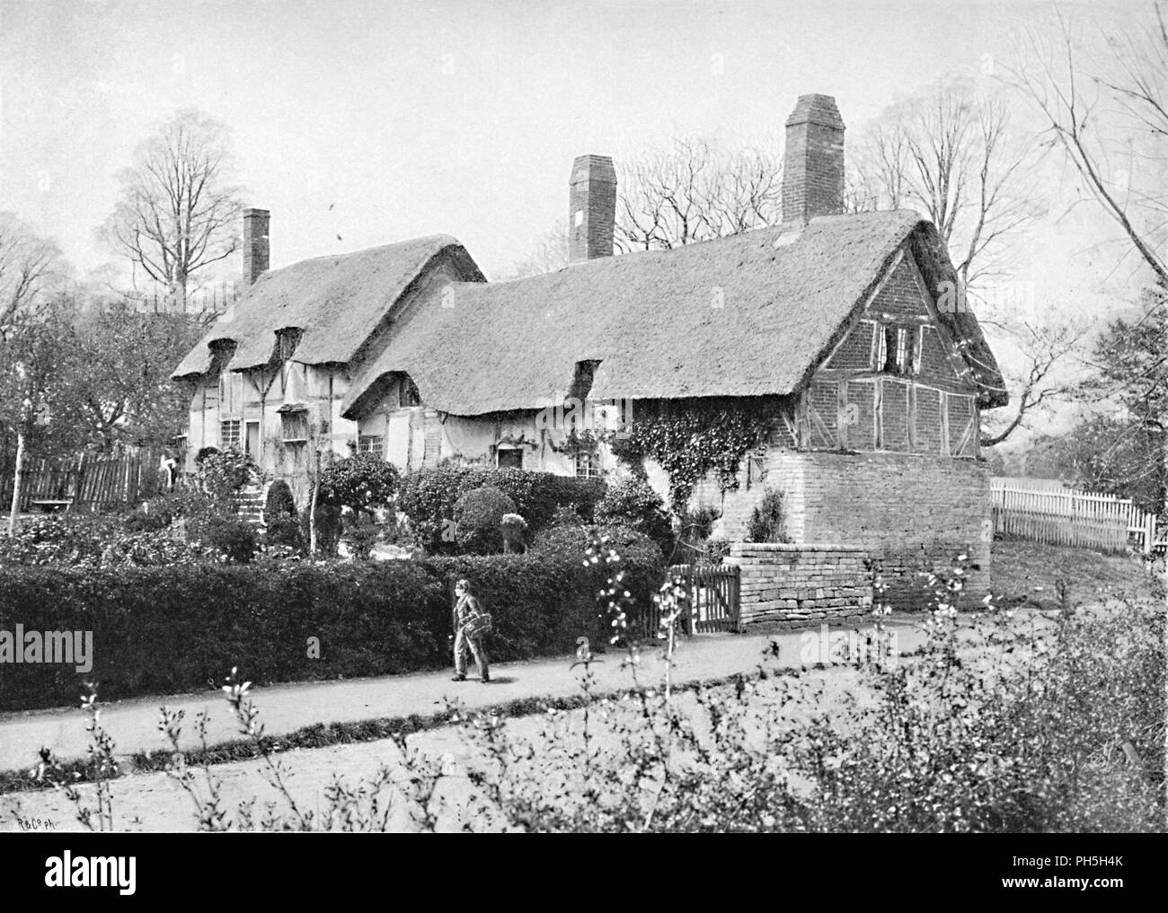 'Anne Hathaway's Cottage', c1896. Artiste : Harvey Barton. Banque D'Images