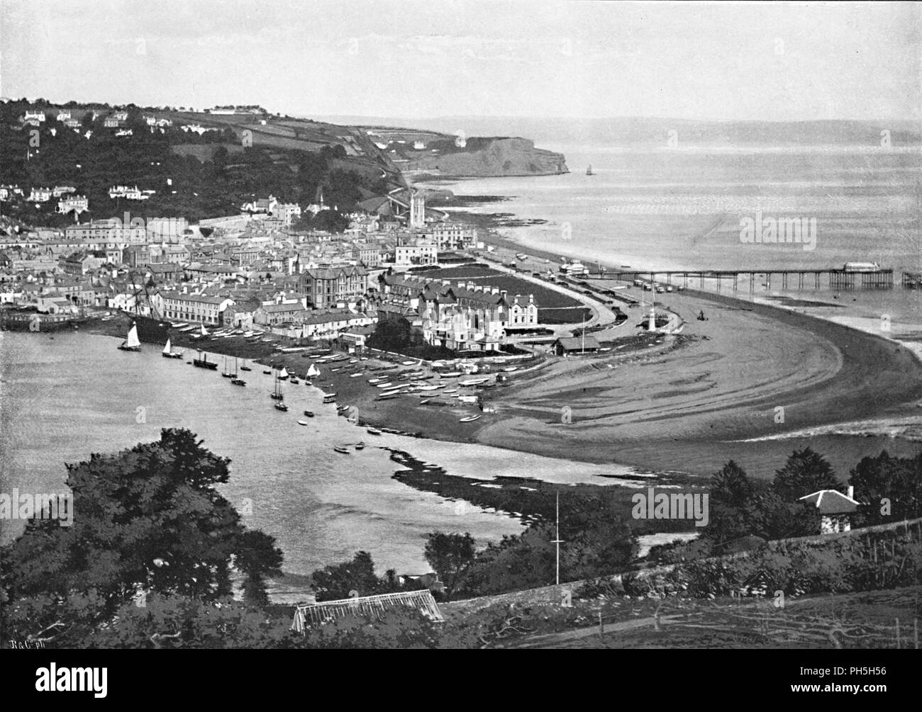 'Teignmouth', c1896. Artiste : George Denney. Banque D'Images
