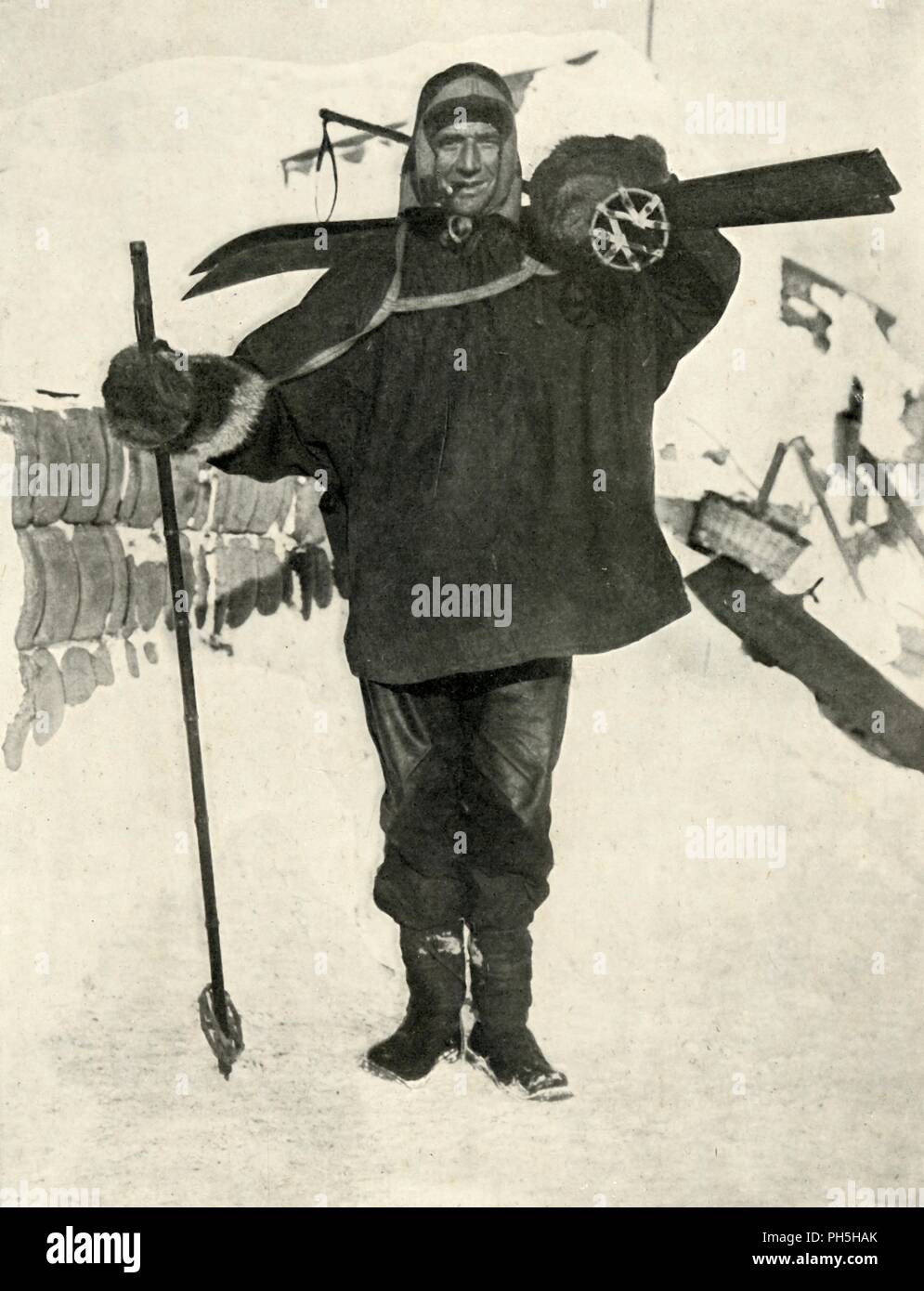 "Maître de Crean (qui a reçu la médaille Albert)', 1911, (1913). Artiste : Herbert Ponting. Banque D'Images