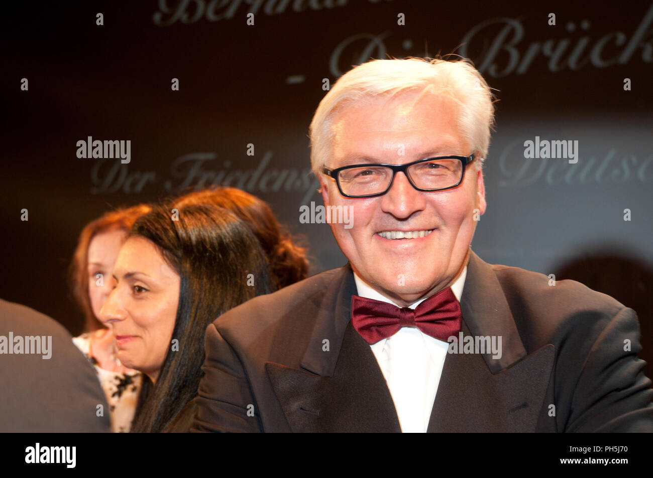 Bundespräsident allemand Frank-Walter Steinmeier vu à Friedenspreis-Die "Brücke" à Munich 2011 Banque D'Images