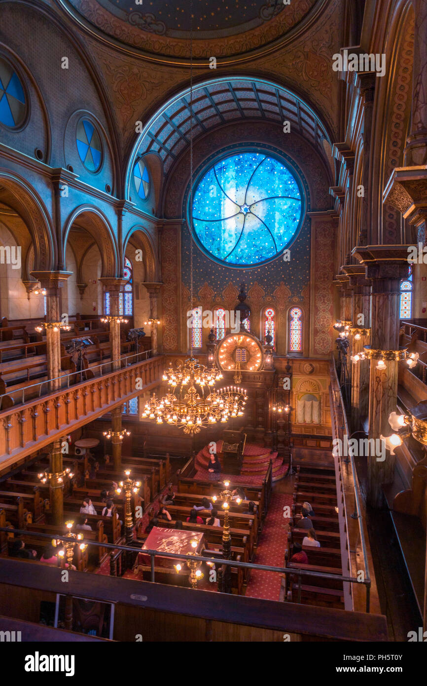 Eldridge Street Synagogue Manhattan NYC Banque D'Images