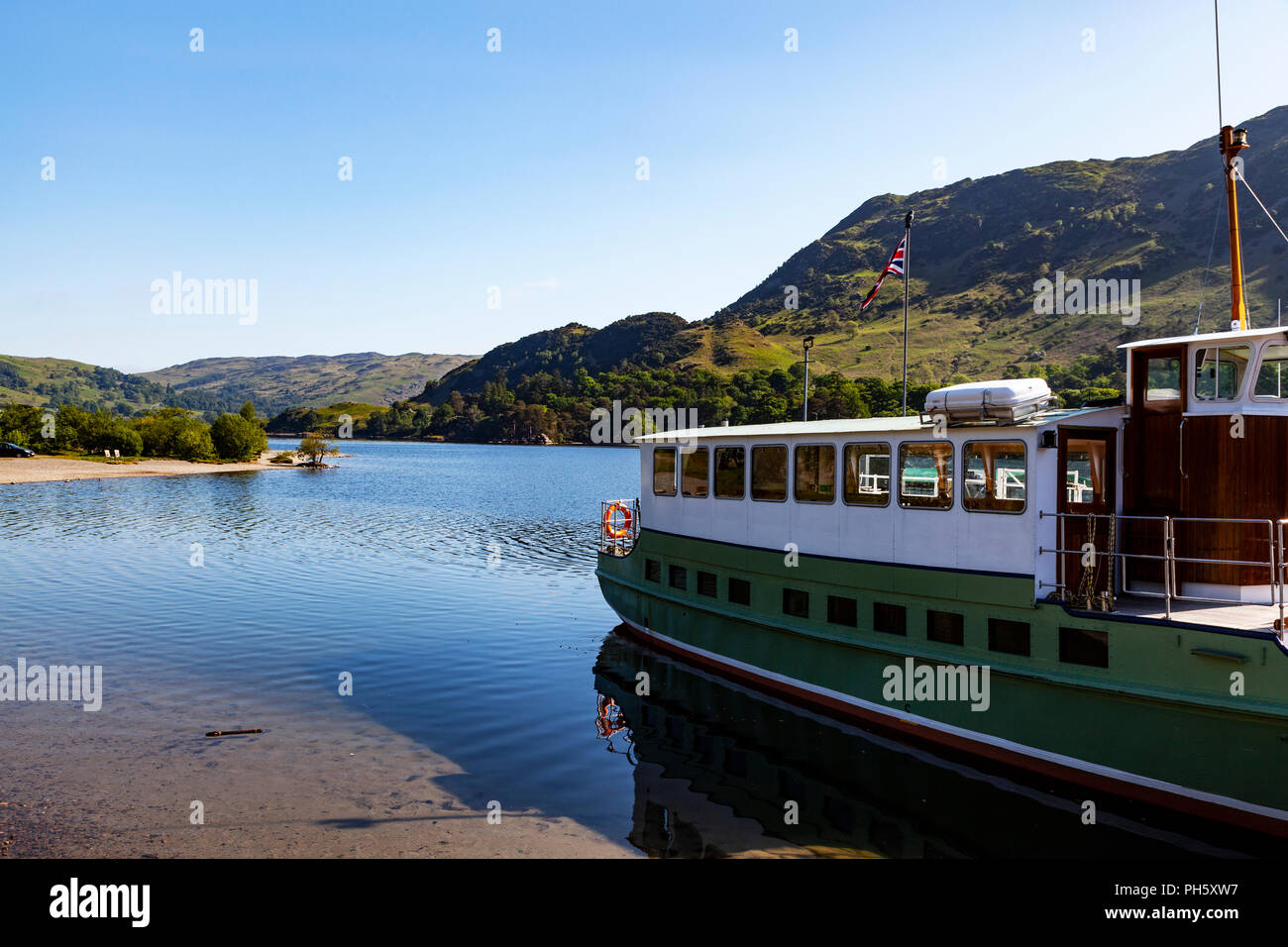 Ullswater Steamers, Ullswater, Parc National de Lake District, Cumbria, England, UK Banque D'Images