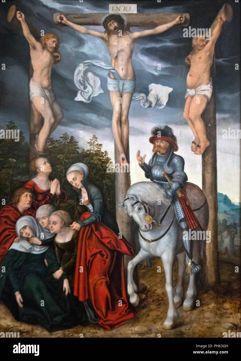 Lucas Cranach l'ancien - Christ Crucifixion Banque D'Images
