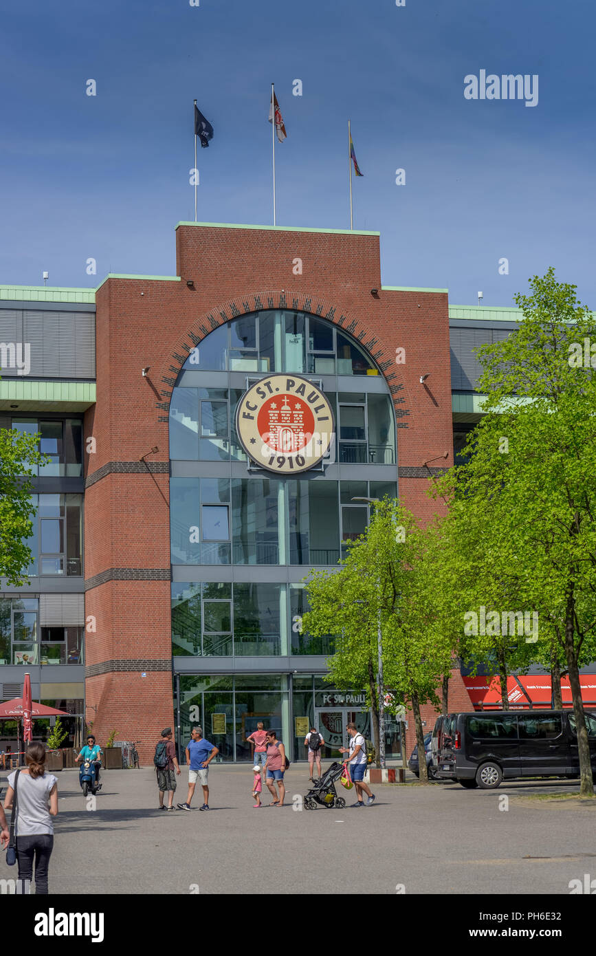 Millerntor-Stadion, St Pauli, Hambourg, Allemagne Banque D'Images