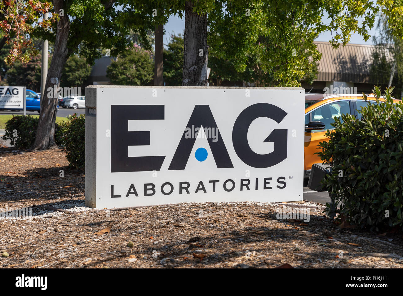 Les laboratoires de l'EAG, Sunnyvale, Californie Banque D'Images