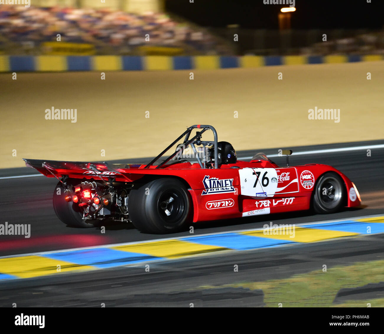 Carlos Barbot, Lola T280, 6 plateau DFV, Grid 6, 1972-1981, les voitures Le Mans Classic 2018, juillet 2018, Le Mans, France, circuit, Classic, Classic ca Banque D'Images