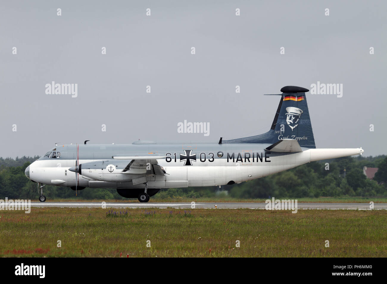 Marinefliegergeschwader 3 à Nordholz. Banque D'Images