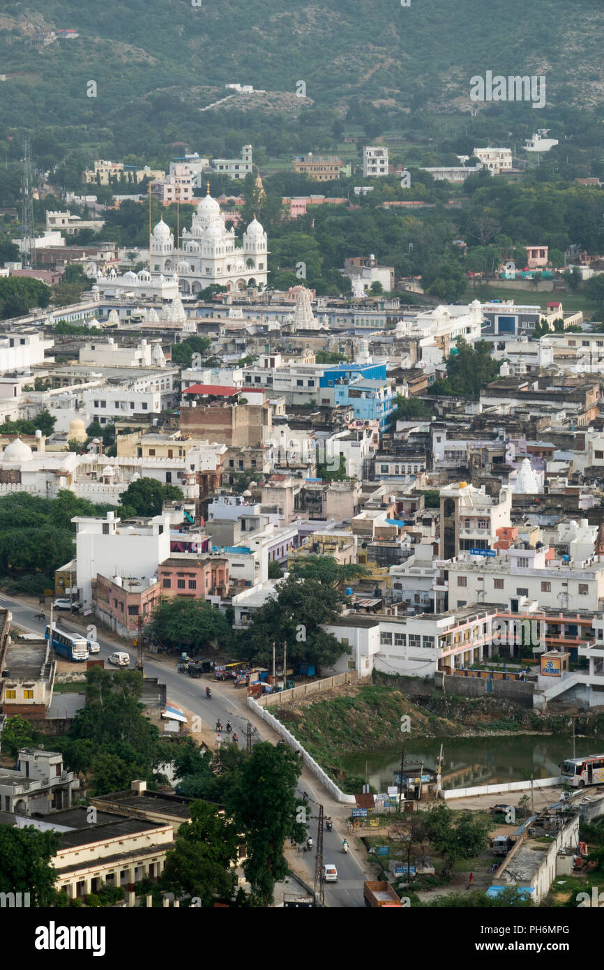 Portrait de quartier dans Pushkar, Rajasthan, India Banque D'Images