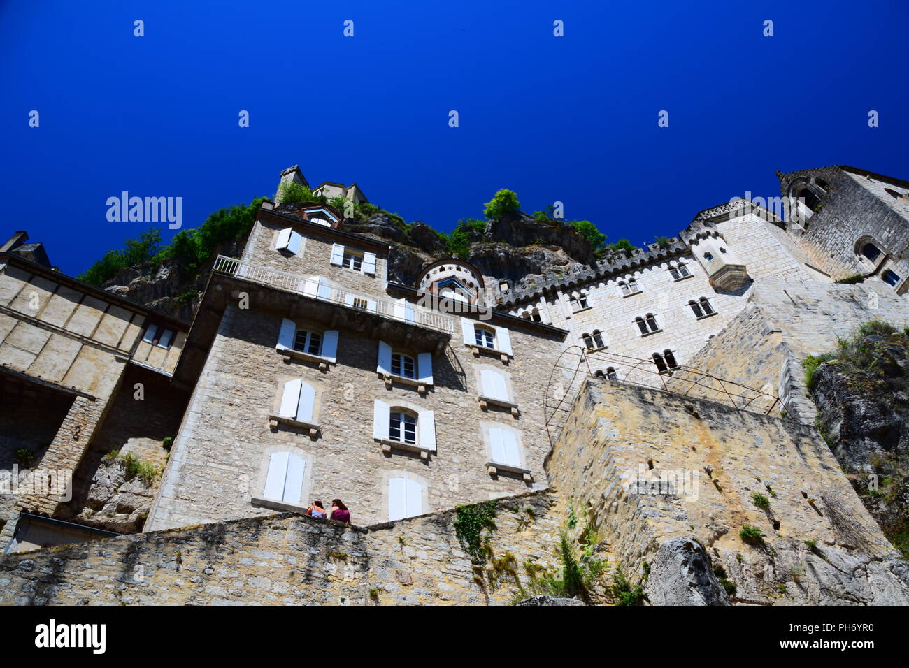 Le magnifique village de Rocamadour, France Banque D'Images Le magnifique village de Rocamadour, France Banque D'Images