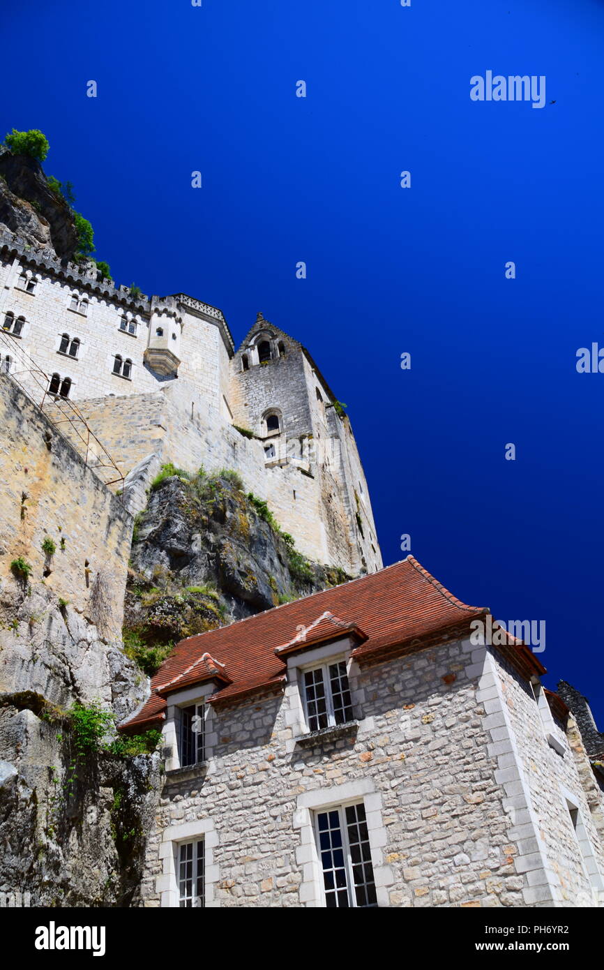 Le magnifique village de Rocamadour, France Banque D'Images Le magnifique village de Rocamadour, France Banque D'Images