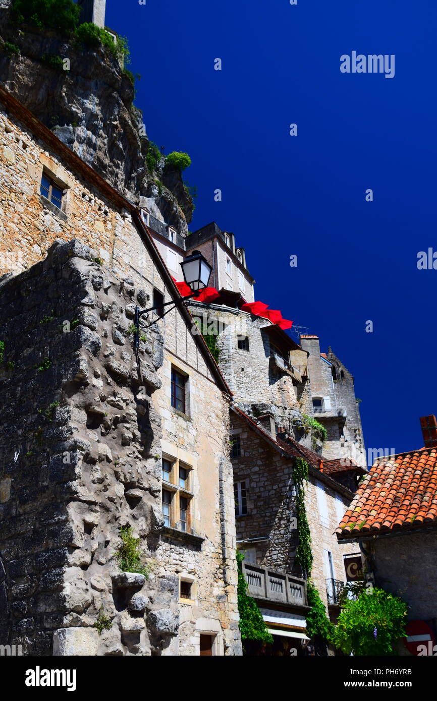 Le magnifique village de Rocamadour, France Banque D'Images Le magnifique village de Rocamadour, France Banque D'Images