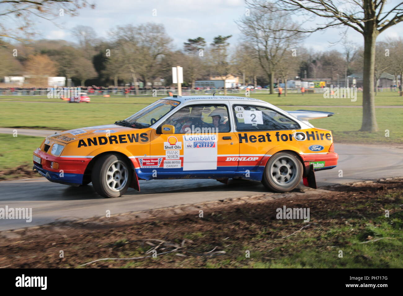 Rassemblement à la race retro - Stoneleigh Park Banque D'Images