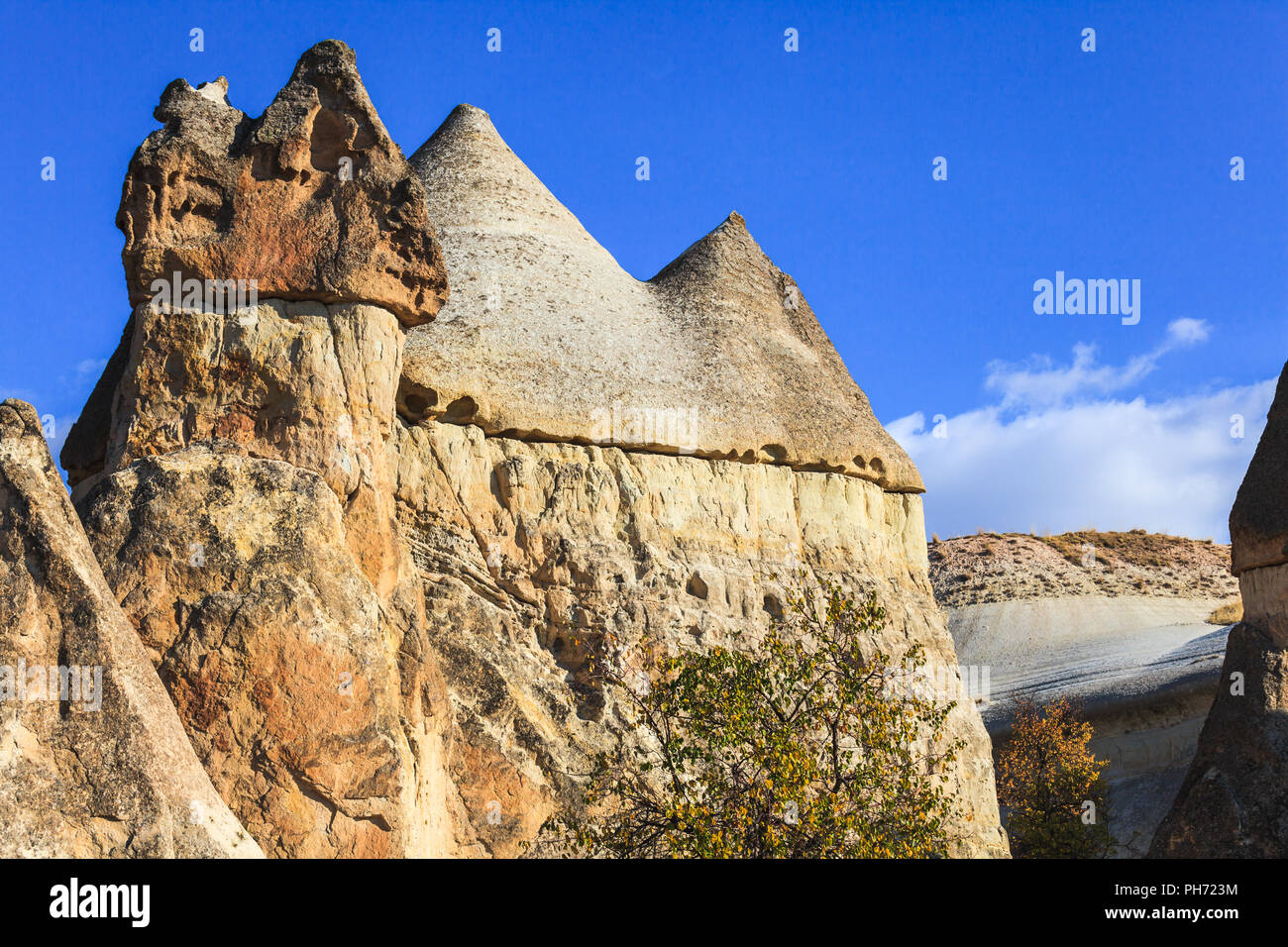 Rock formation à la Cappadoce Banque D'Images