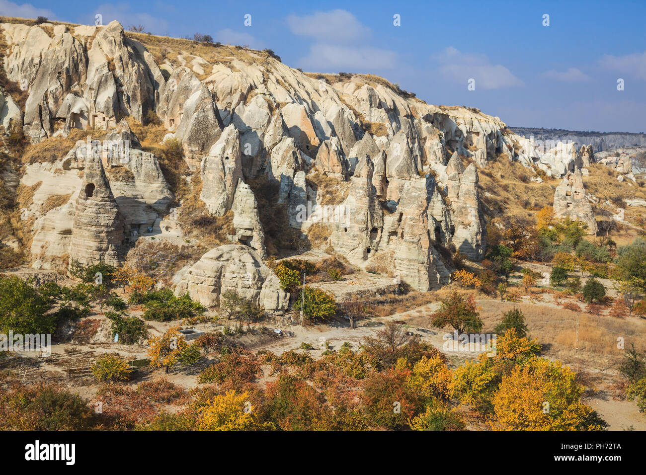 Cheminée de fée rock formation Banque D'Images