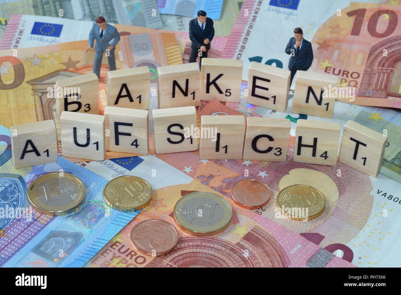 Symbolfoto Wirtschaftsbegriff Bankenaufsicht Banque D'Images